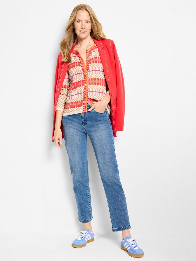 Nic + Zoe Energizer Jacquard Cardigan - Flea Boutiques