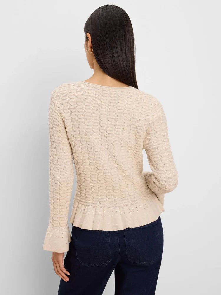 Nic + Zoe Frill Textured Cardigan - Flea Boutiques