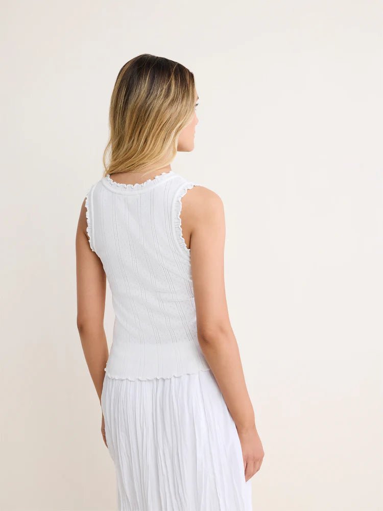 Nic + Zoe Pointelle Rib Ella Tee - Flea Boutiques