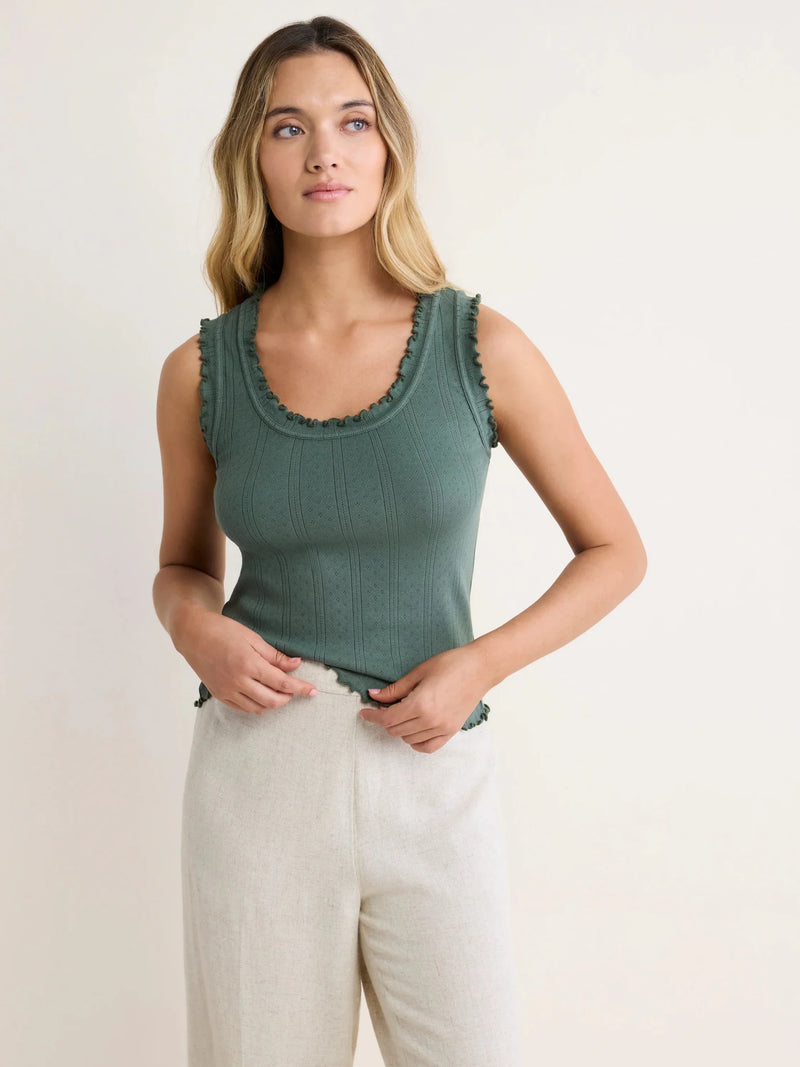 Nic + Zoe Pointelle Rib Ella Tee - Flea Boutiques
