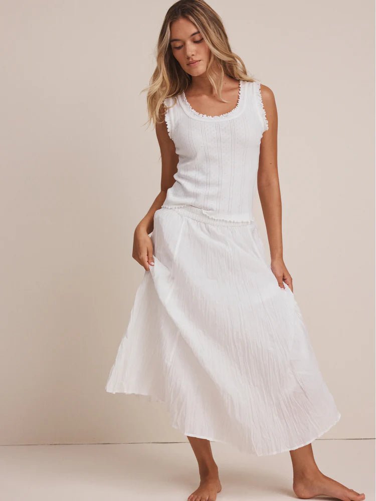 Nic + Zoe Pointelle Rib Ella Tee - Flea Boutiques