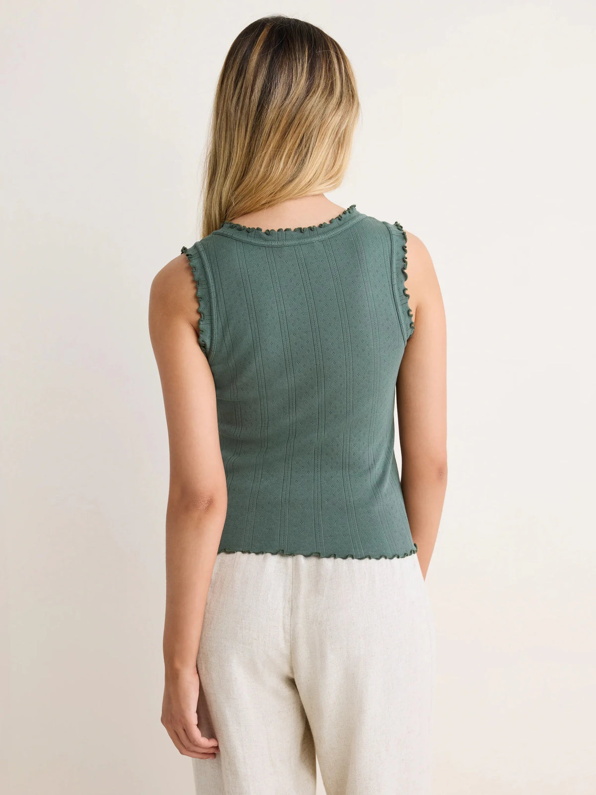 Nic + Zoe Pointelle Rib Ella Tee - Flea Boutiques