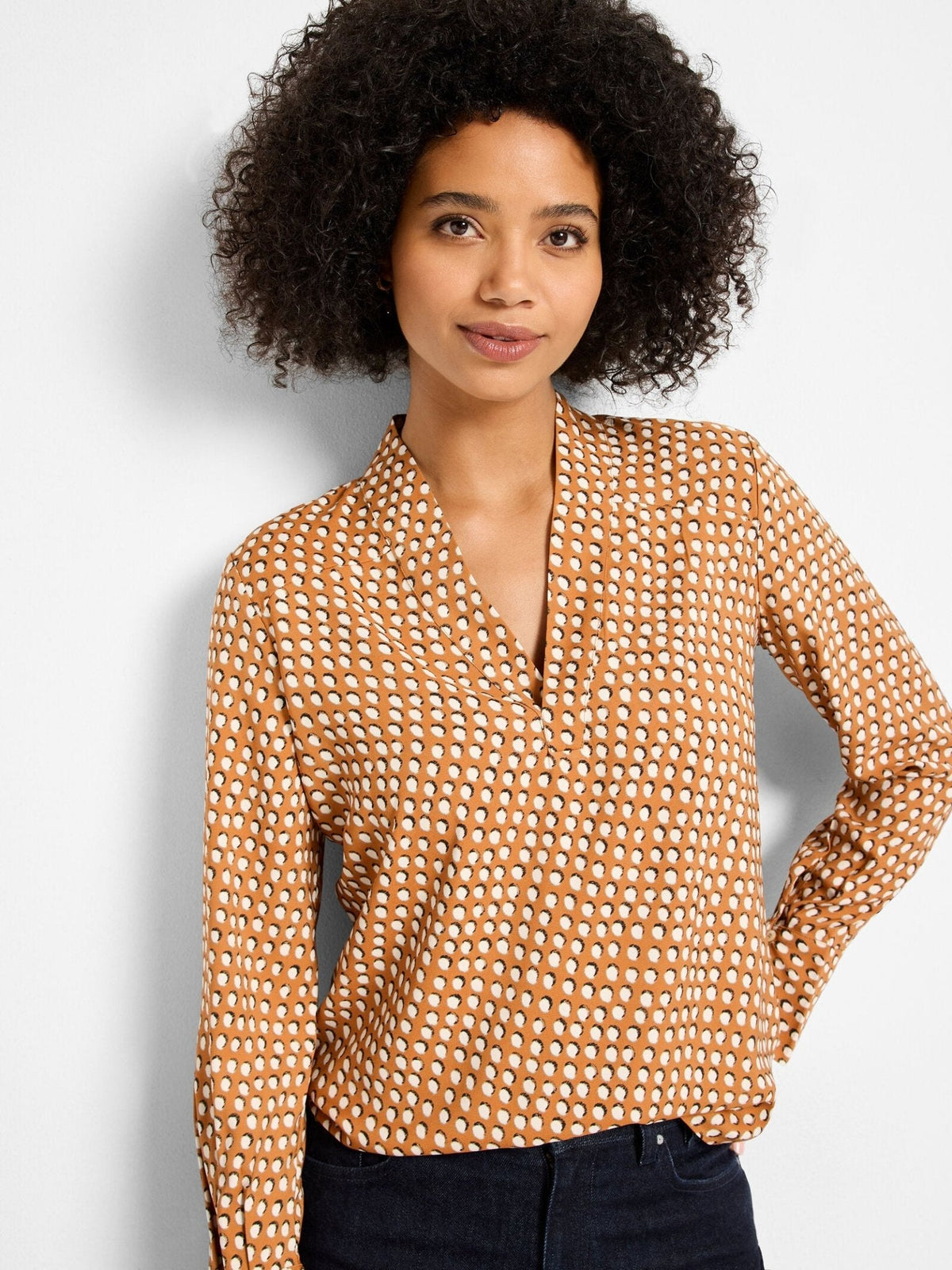 Nic + Zoe Shadow Dot Top - Flea Boutiques