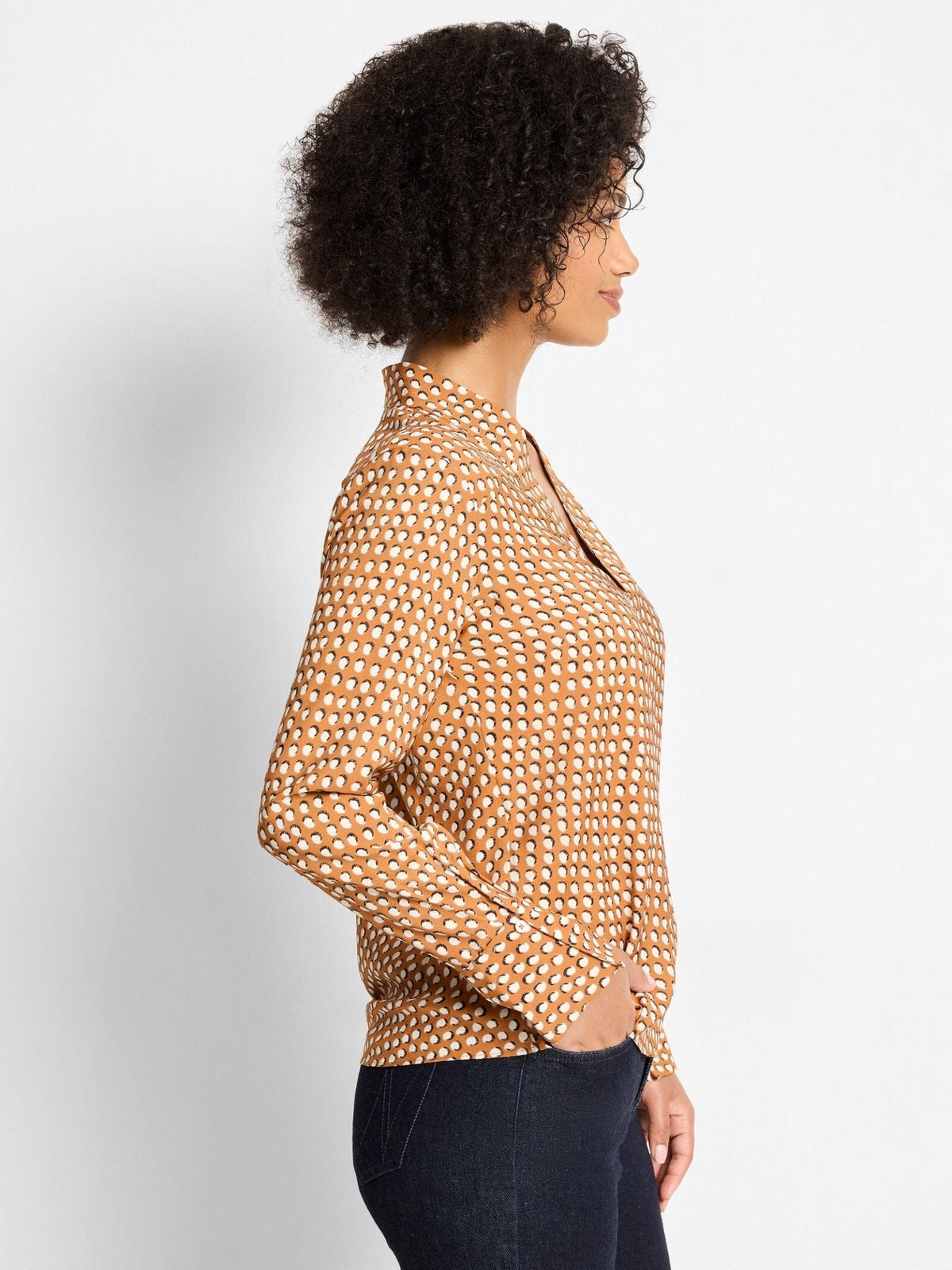 Nic + Zoe Shadow Dot Top - Flea Boutiques