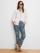 Nic & Zoe Zig Zag Stitch Crinkle Top - Flea Boutiques