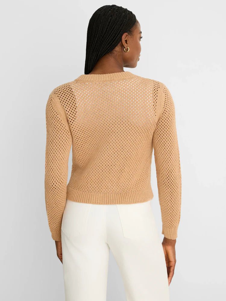 Nic + Zoe Zip Front Mesh Cardi - Flea Boutiques