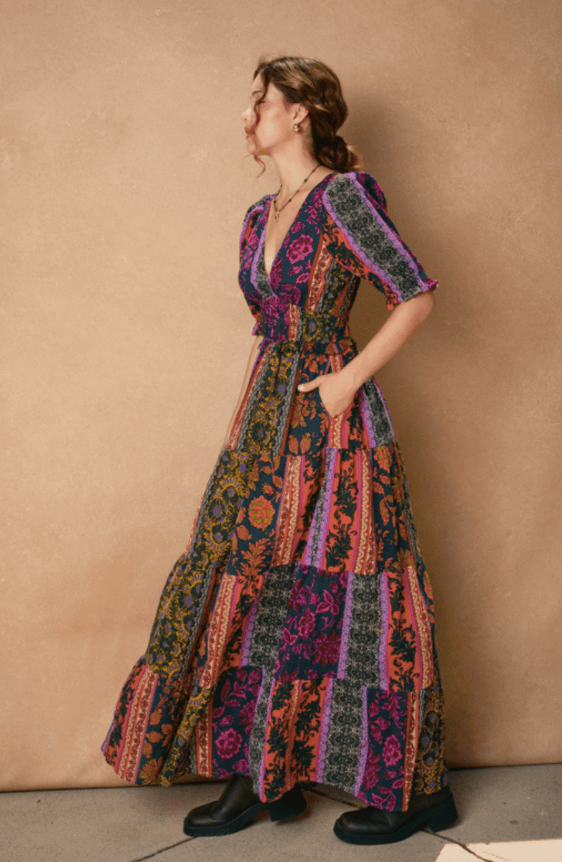 On The Road Cinched Waist Dress - Flea Boutiques