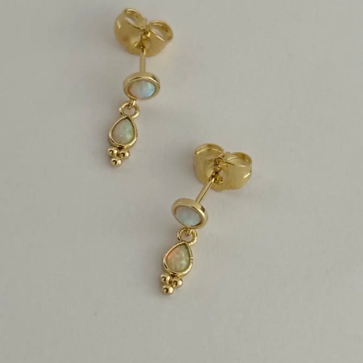 Opalito Charm Studs - Flea Boutiques