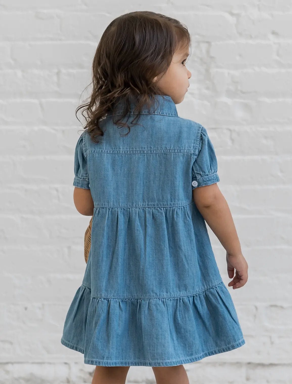 Organic Chambray Shirt Dress - Flea Boutiques