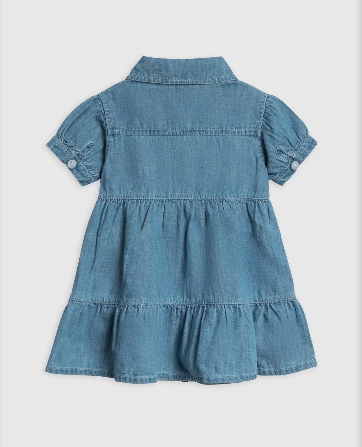 Organic Chambray Shirt Dress - Flea Boutiques