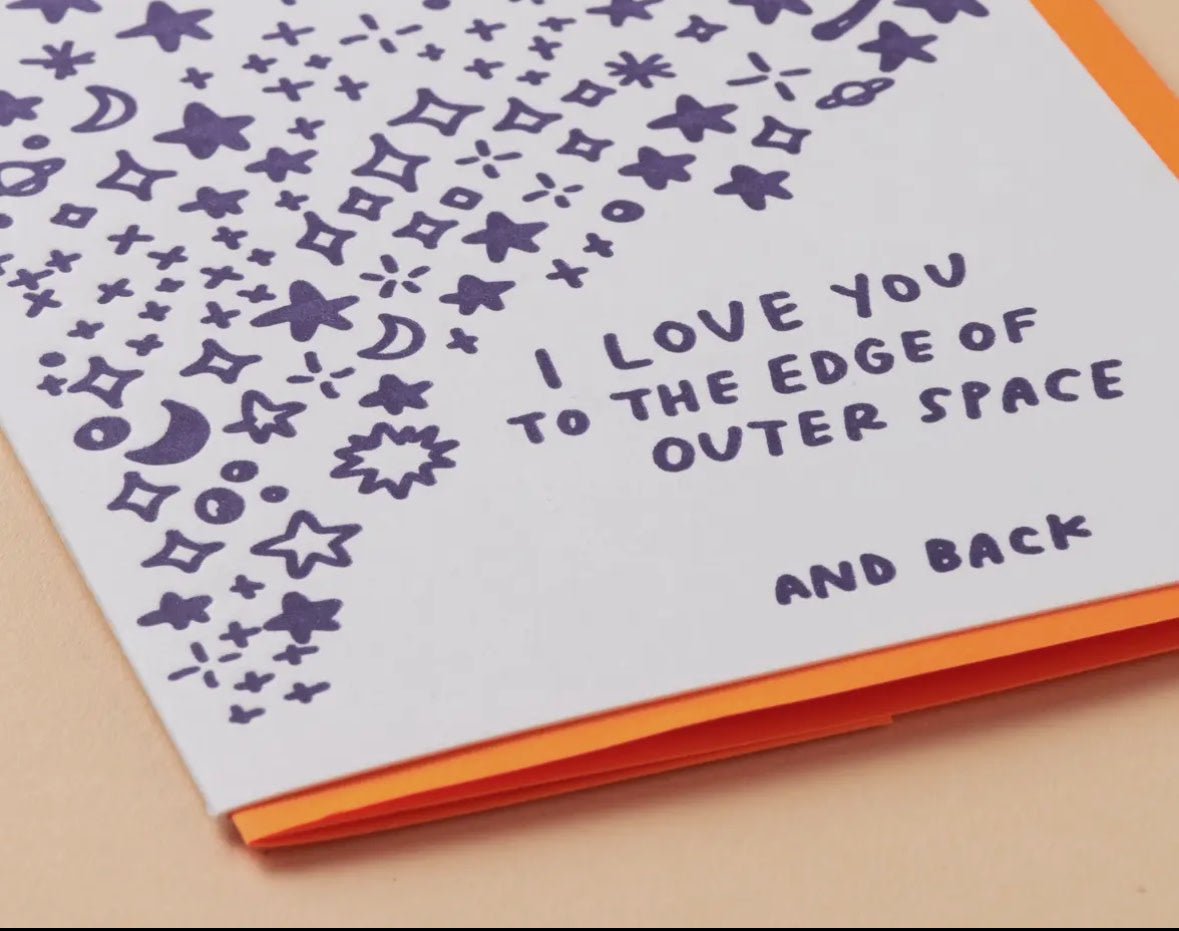 Outer Space I Love You Card - Flea Boutiques