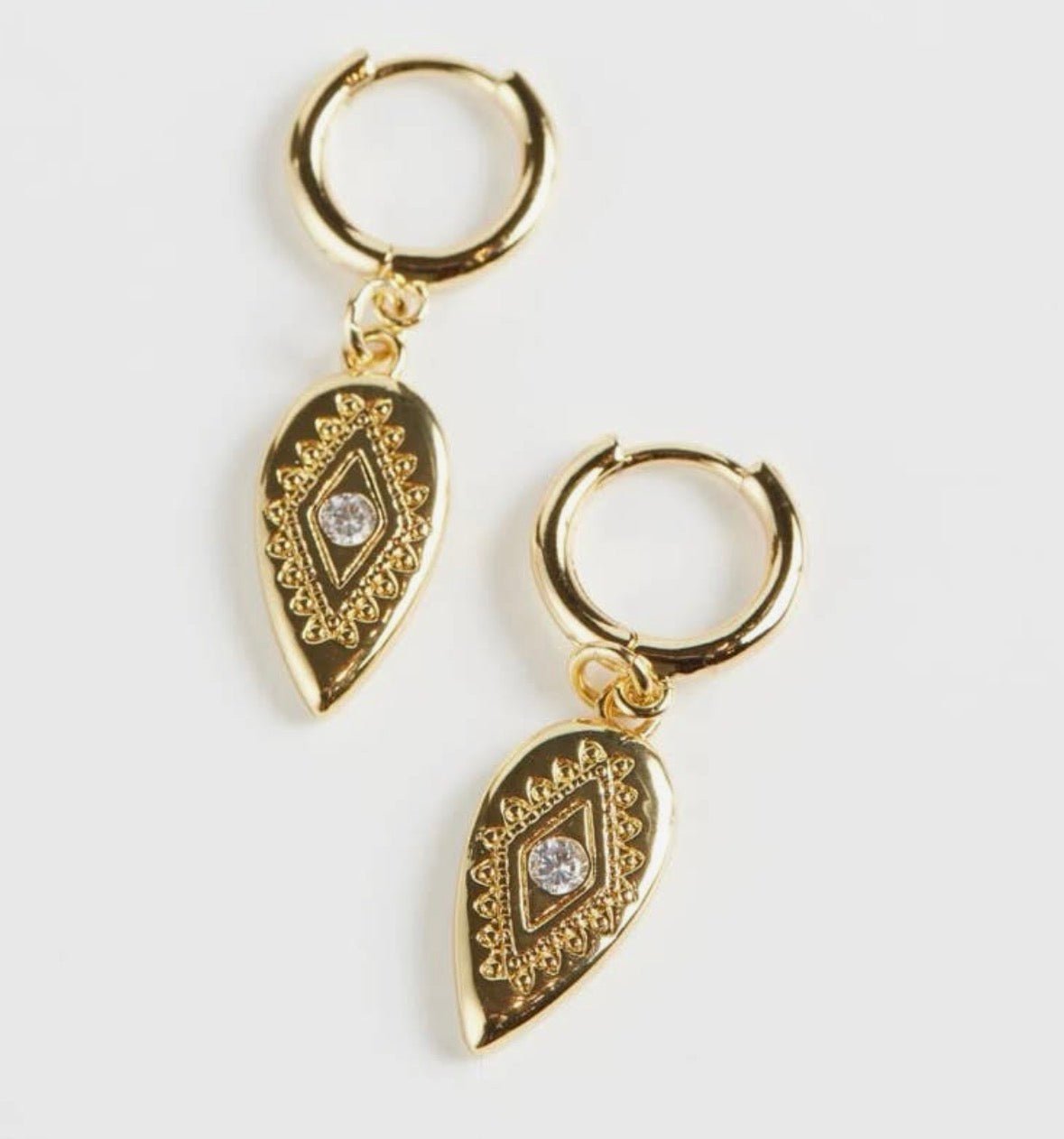 Paisley Eye Hoops - Flea Boutiques