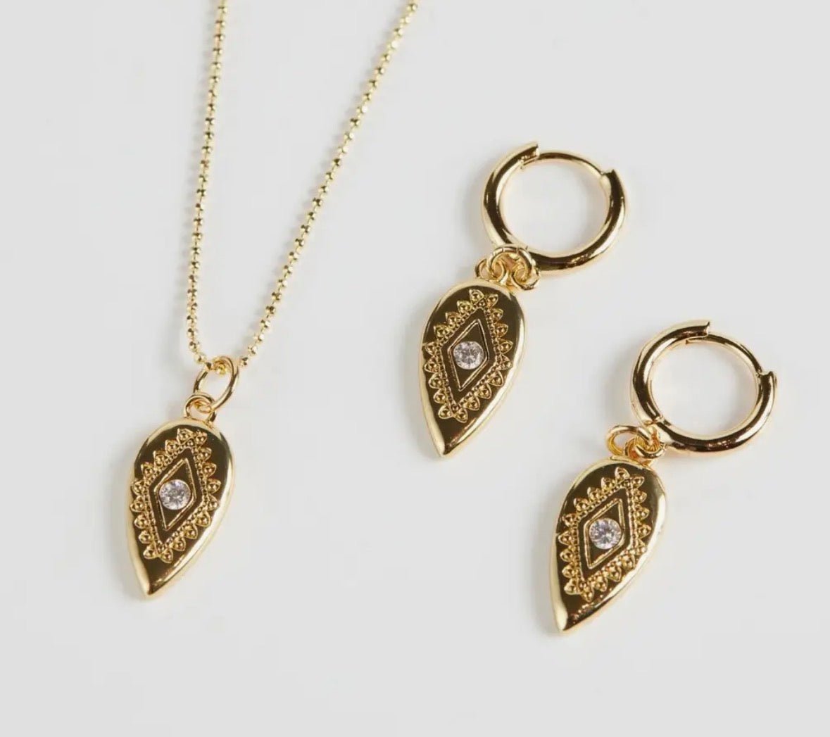 Paisley Eye Hoops - Flea Boutiques