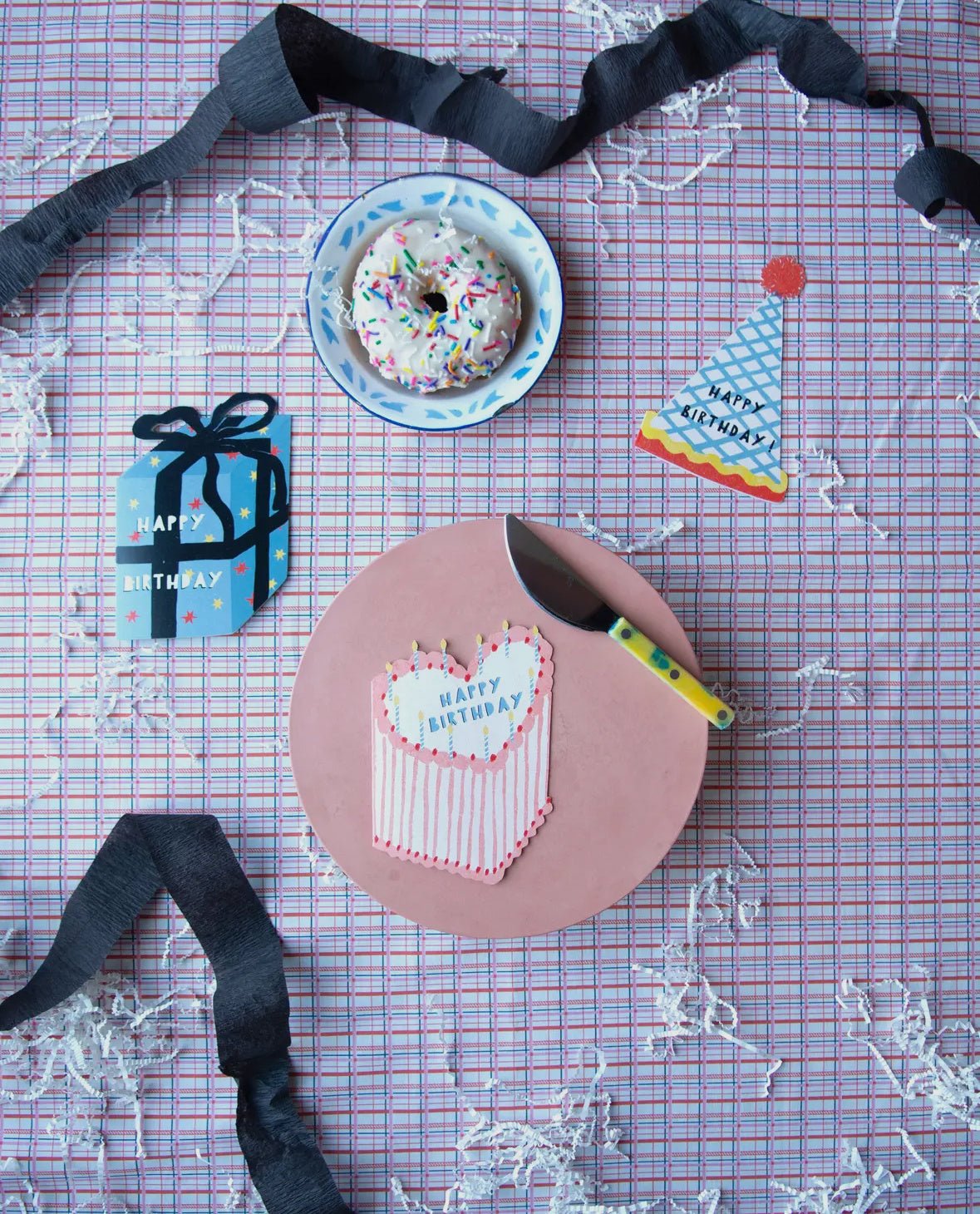 Party Hat Die Cut Card - Flea Boutiques