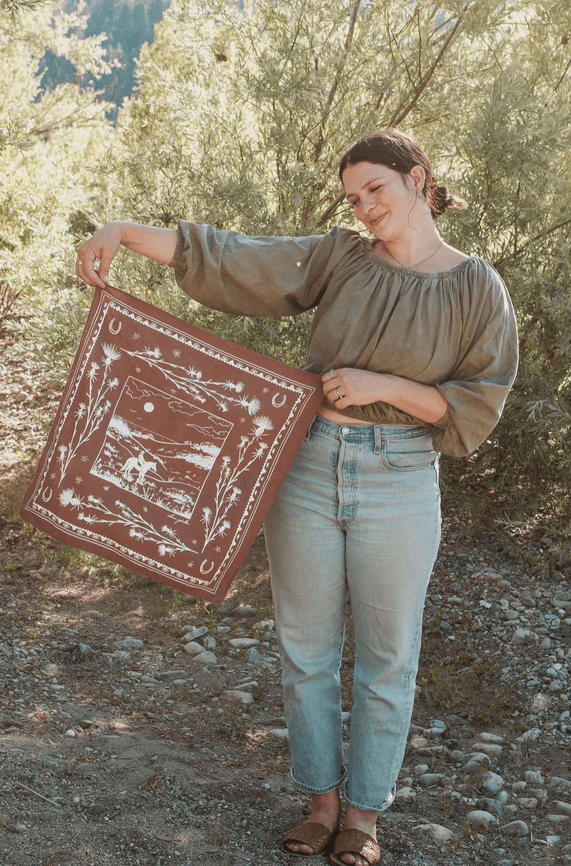 Pastures Cotton Bandana - Flea Boutiques