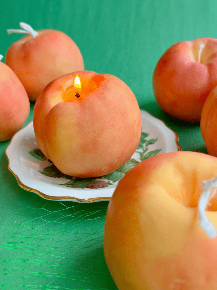 Peach Candle - Flea Boutiques