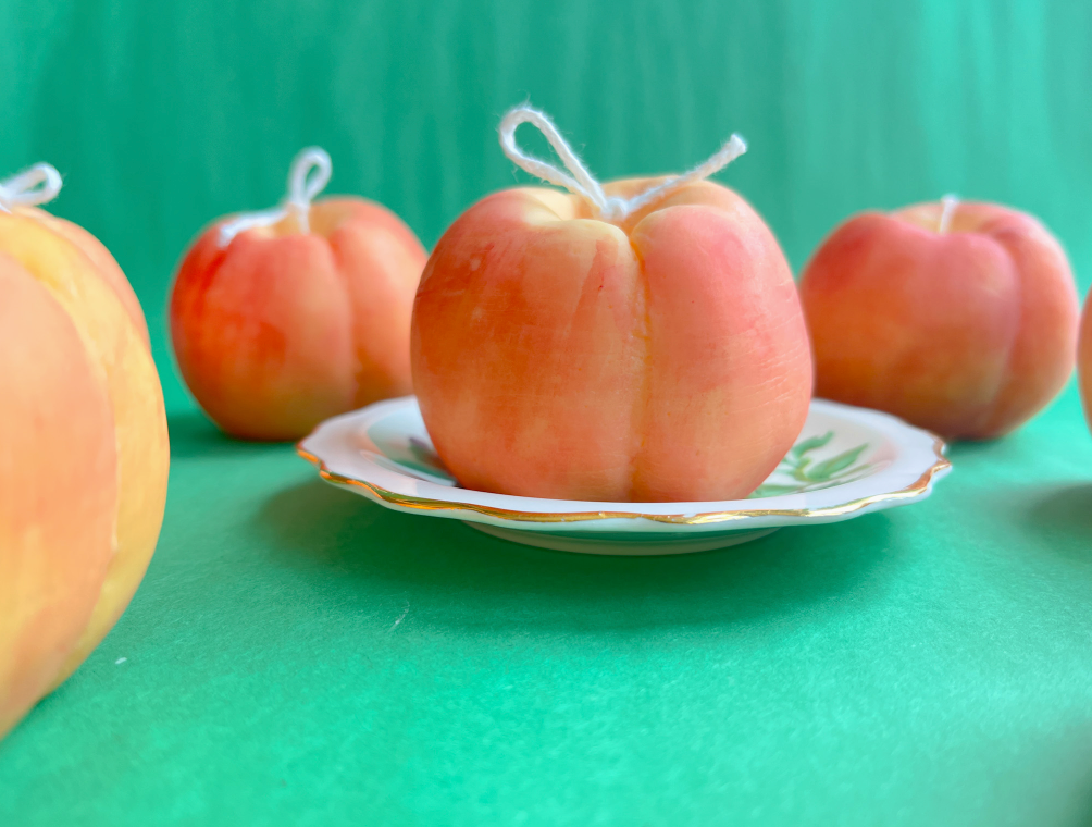 Peach Candle - Flea Boutiques