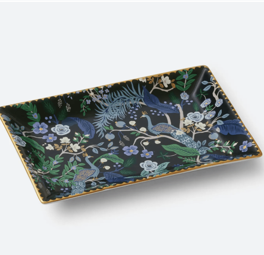 Peacock Catchall Tray - Flea Boutiques