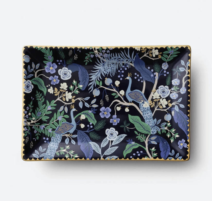 Peacock Catchall Tray - Flea Boutiques