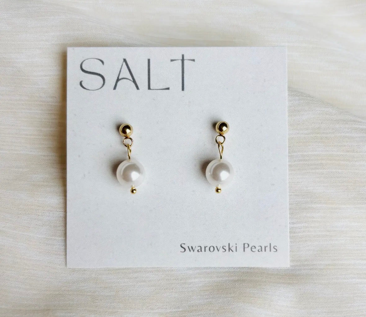 Pearl Drop Earrings - Flea Boutiques