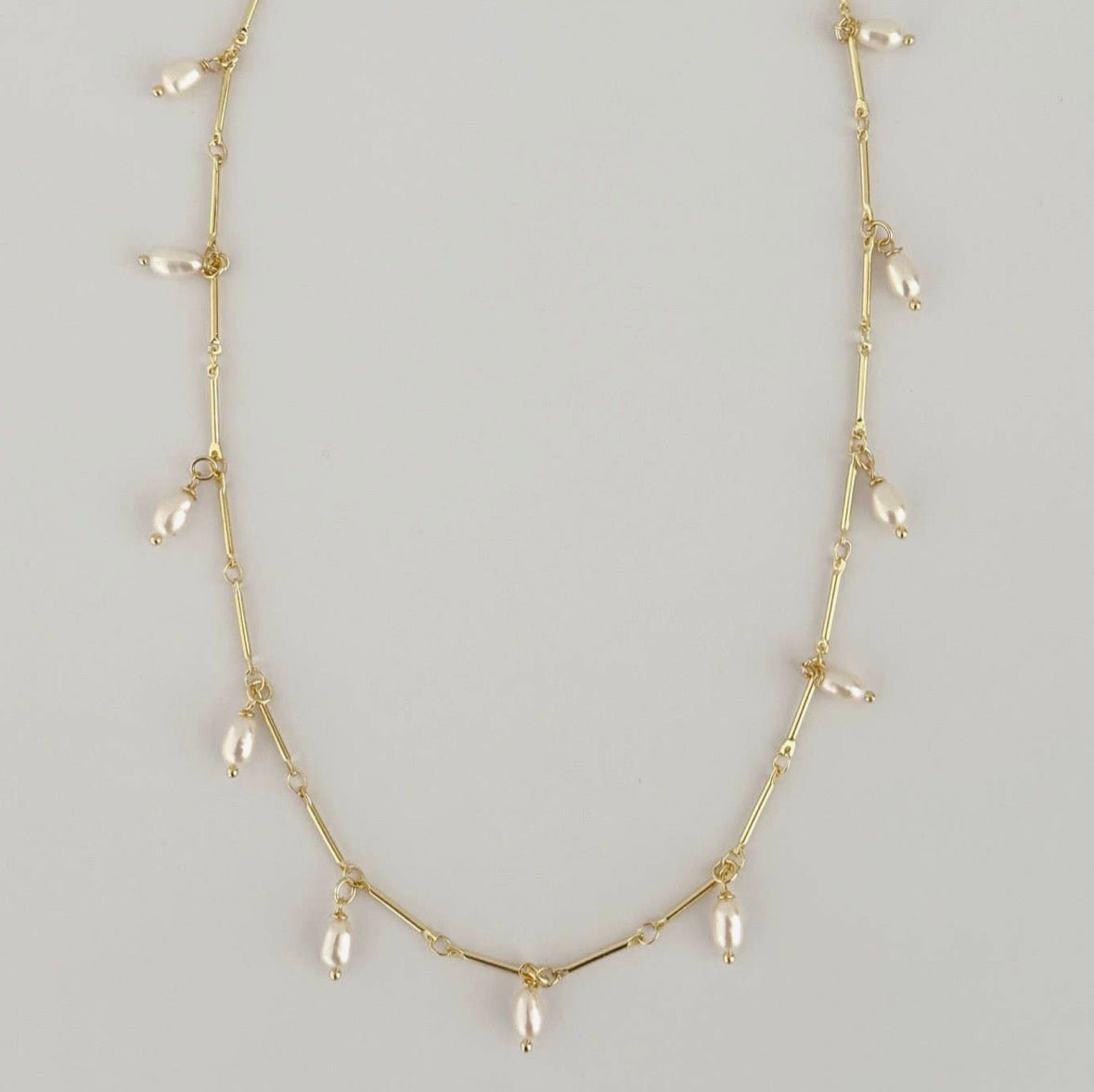 Perlitas Drop Necklace - Flea Boutiques