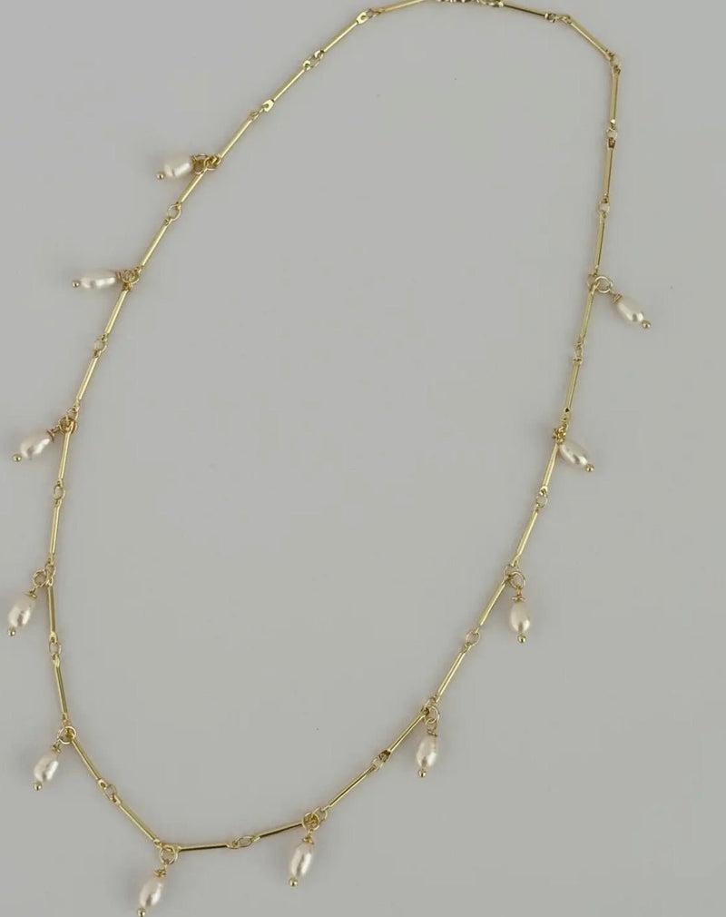 Perlitas Drop Necklace - Flea Boutiques