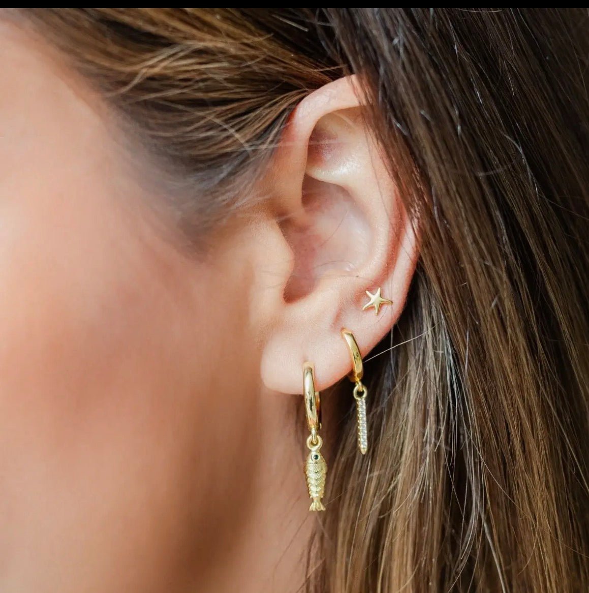 Petite Starfish Studs - Flea Boutiques