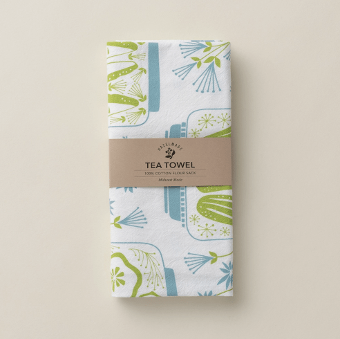Pickles + Petals Tea Towel - Flea Boutiques