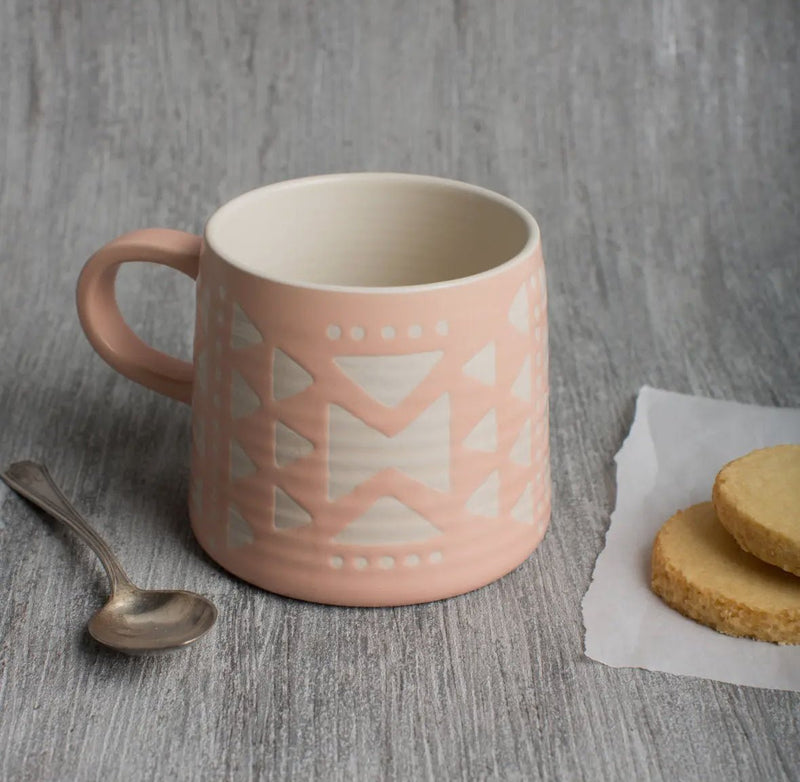 Pink Imprint Mug - Flea Boutiques