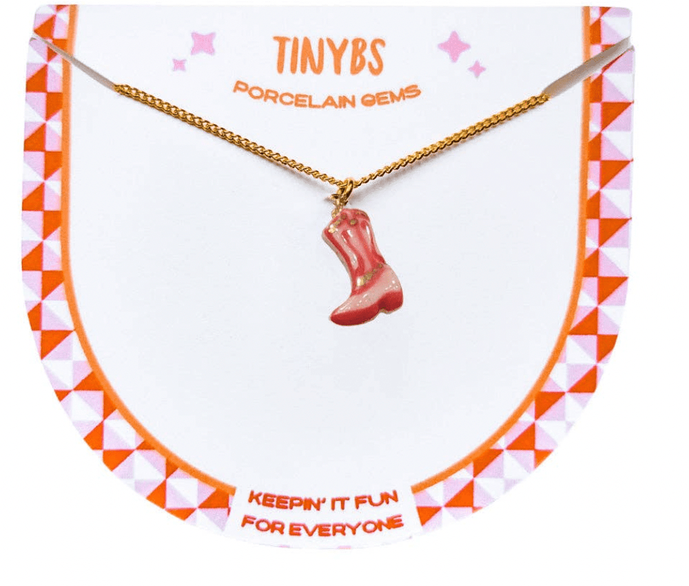 Pink Pony Club Charm Necklace