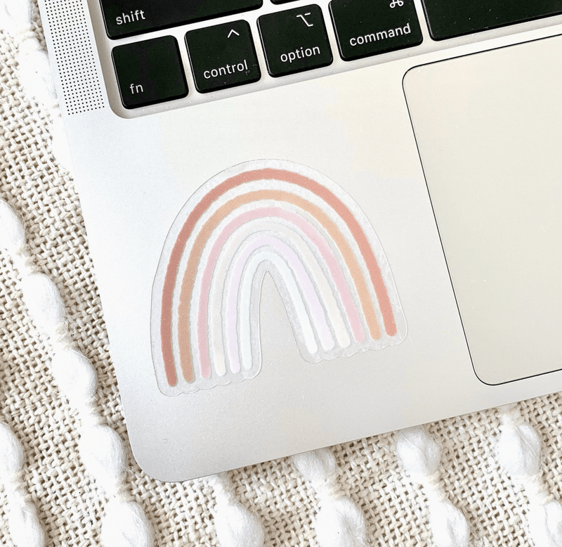 Pink Rainbow Sticker - Flea Boutiques