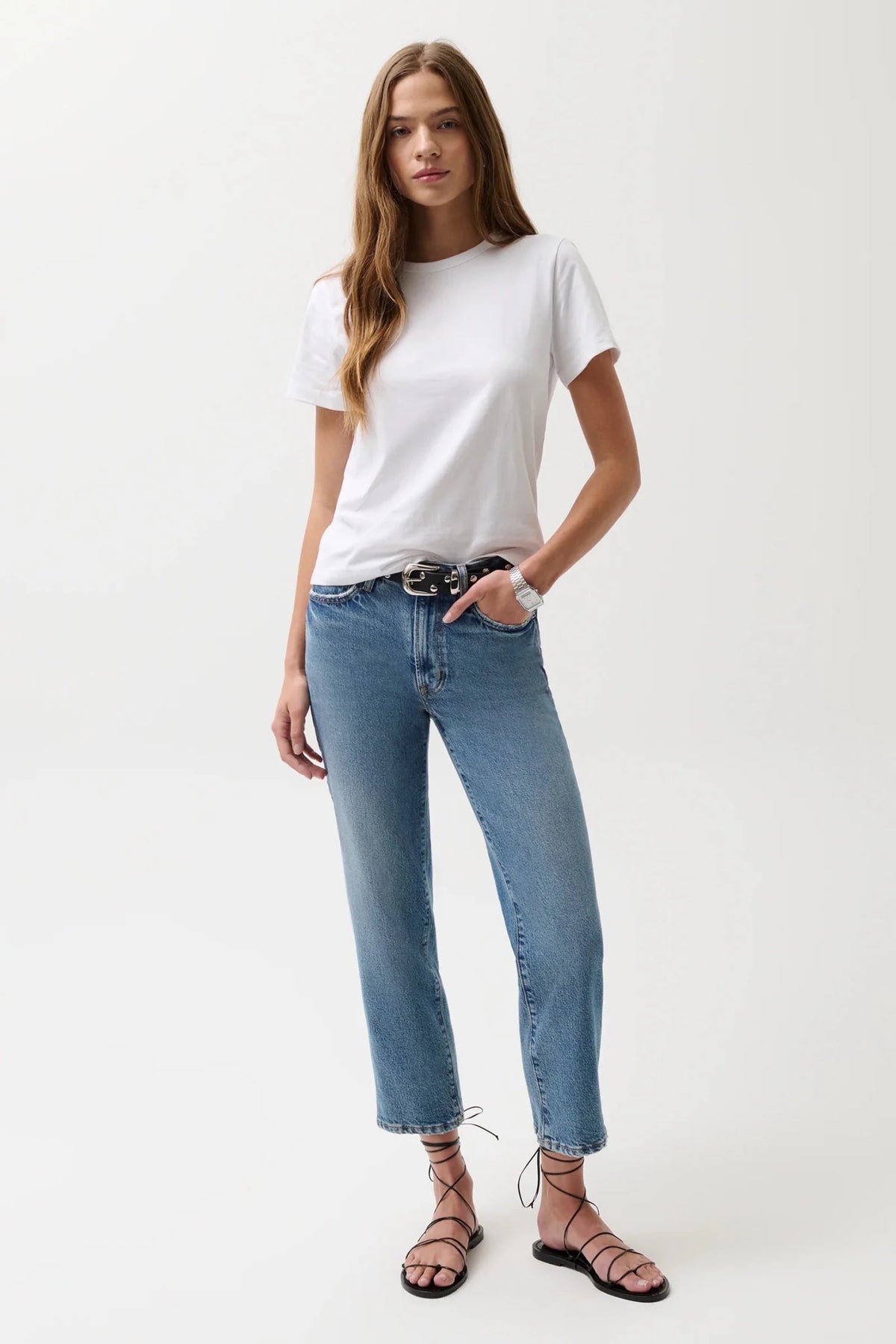 Pistola Aleks Straight Leg Crop - Flea Boutiques