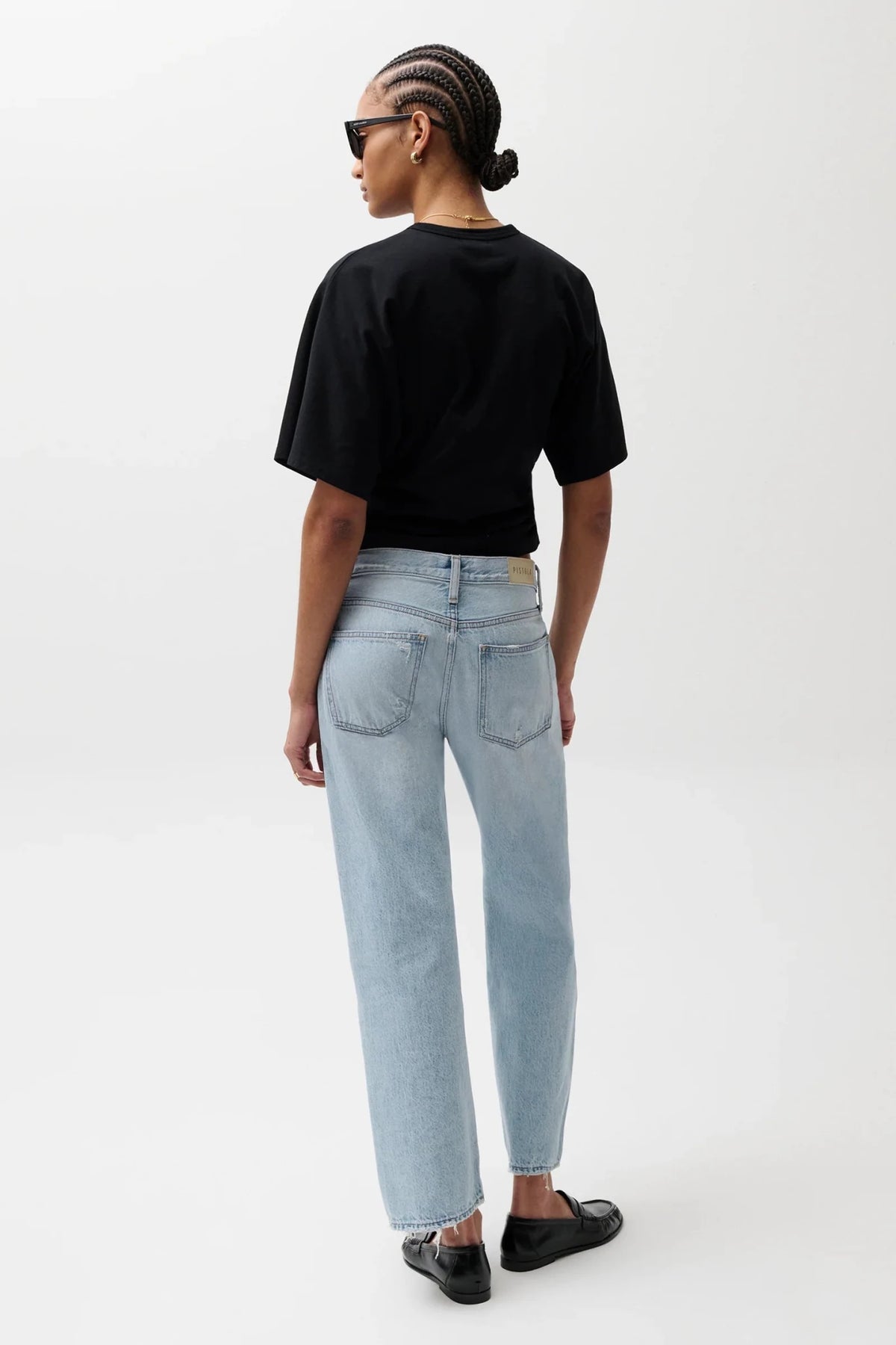 Pistola Lexi Mid Rise Bowed Straight - Flea Boutiques