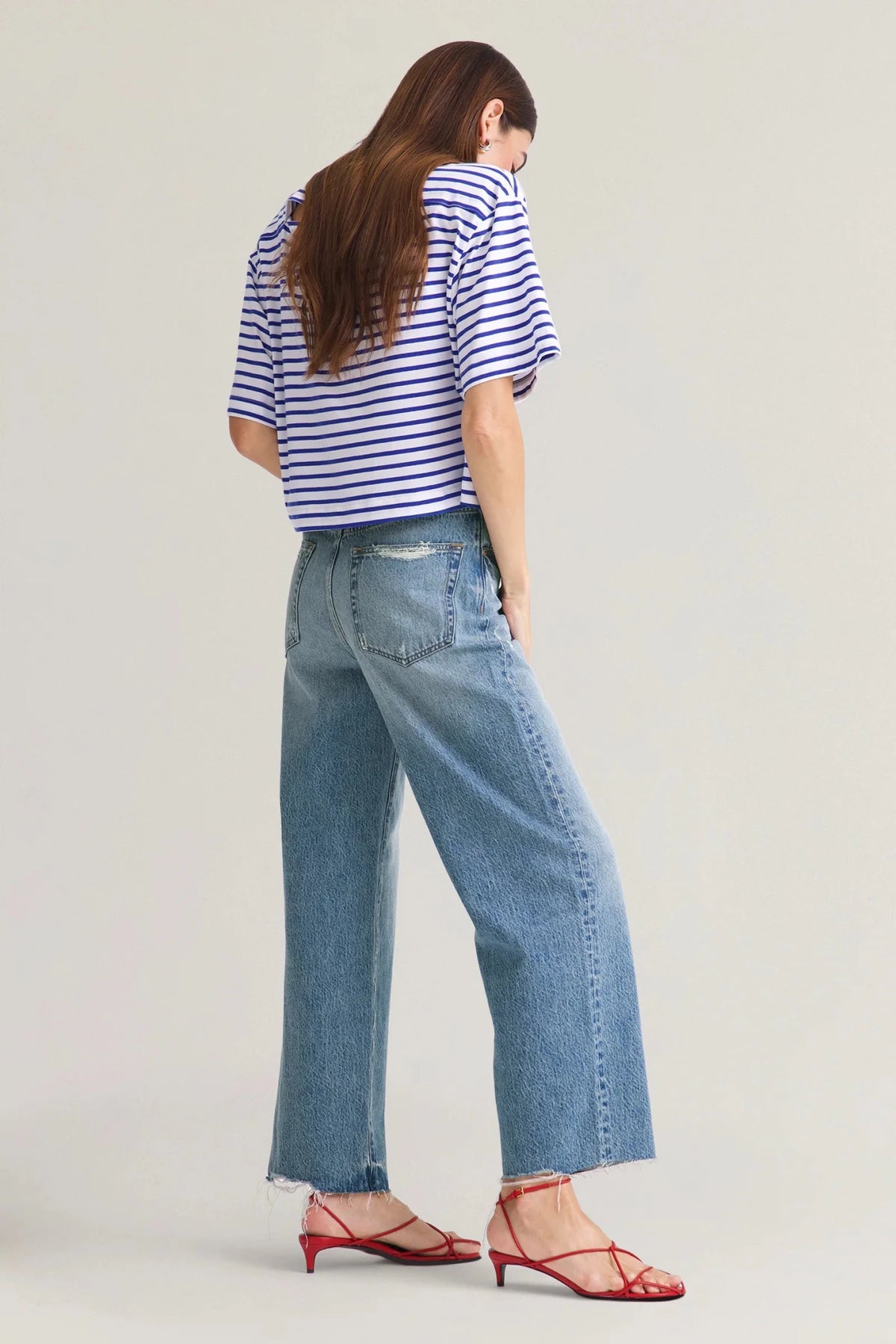 Pistola Tate Crop Hi Rise Bowed Wide - Flea Boutiques