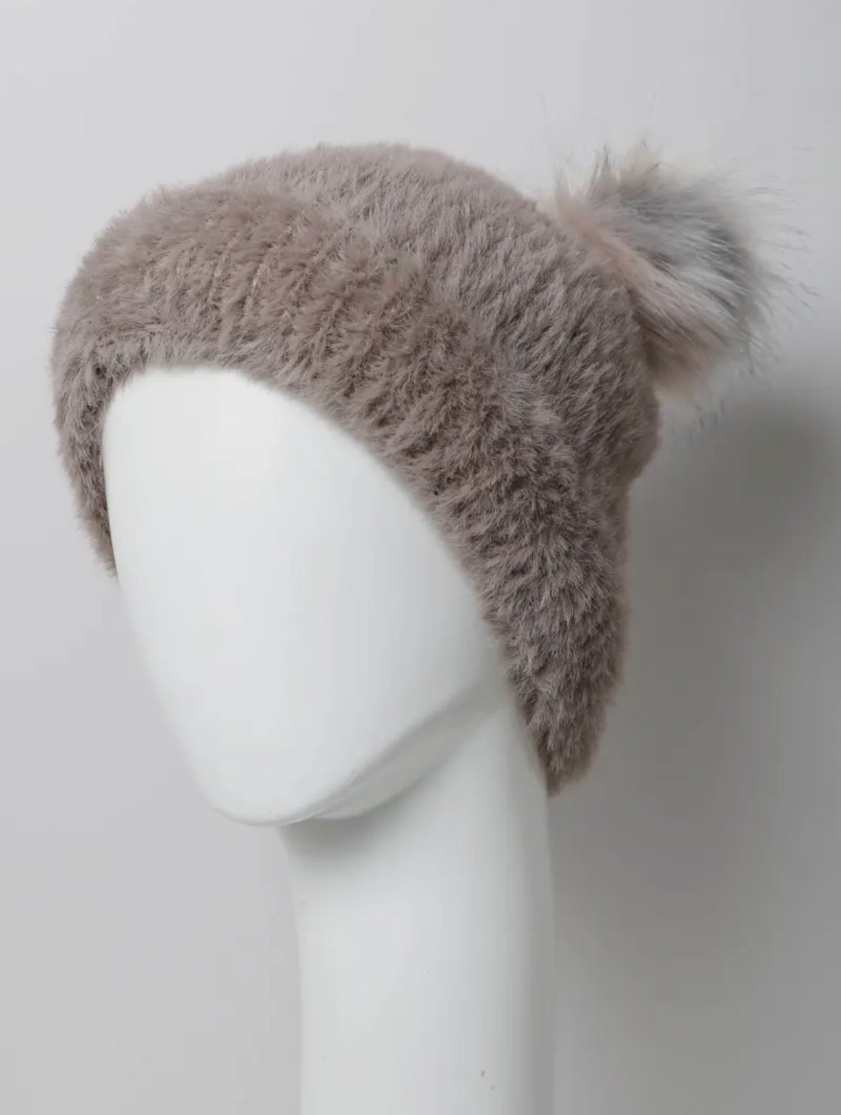 Plush Faux Mohair Beanie - Flea Boutiques