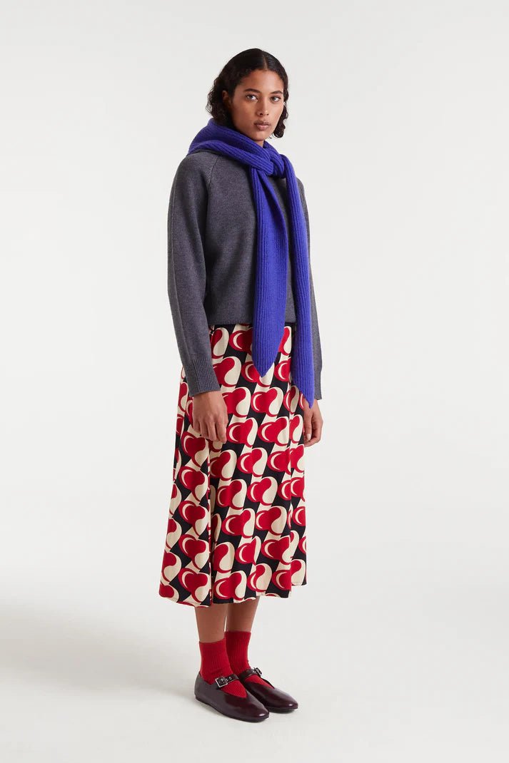 Pop Hearts Midi Skirt - Flea Boutiques