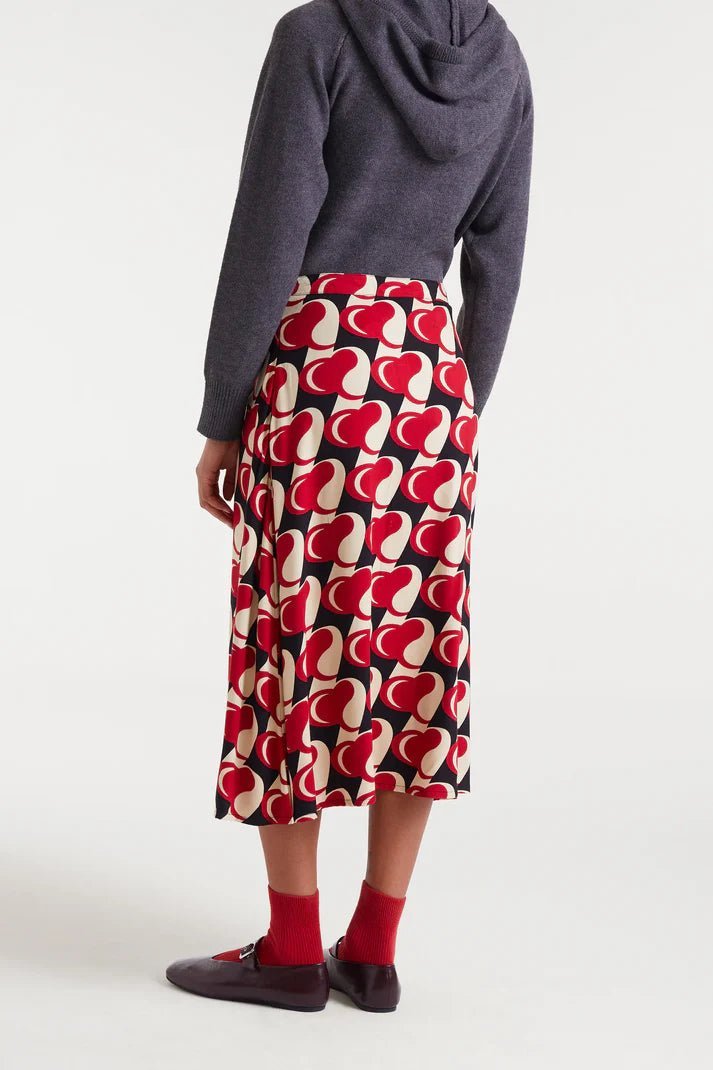 Compañía Fantástica Pop Hearts Midi Skirt - Flea Boutiques