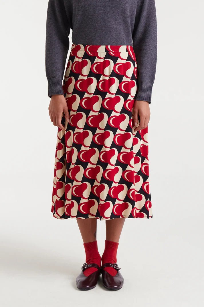 Compañía Fantástica Pop Hearts Midi Skirt - Flea Boutiques