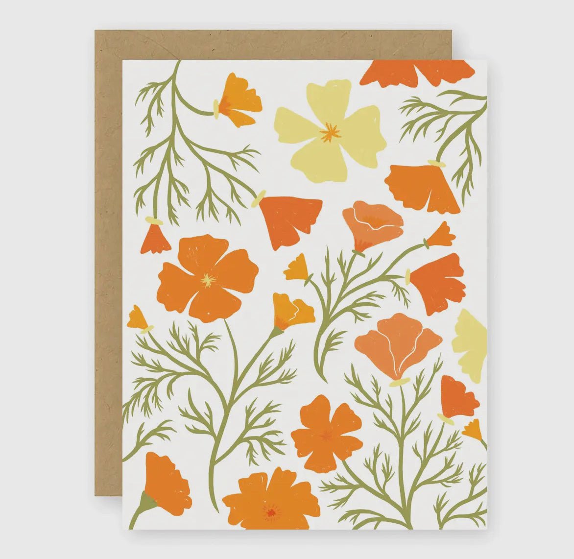 Poppies Greeting Card - Flea Boutiques