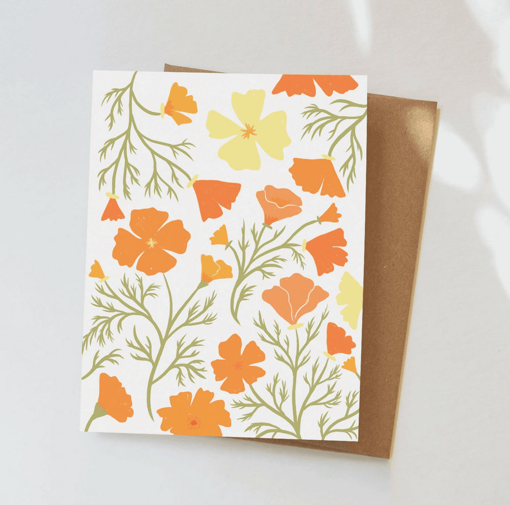 Poppies Greeting Card