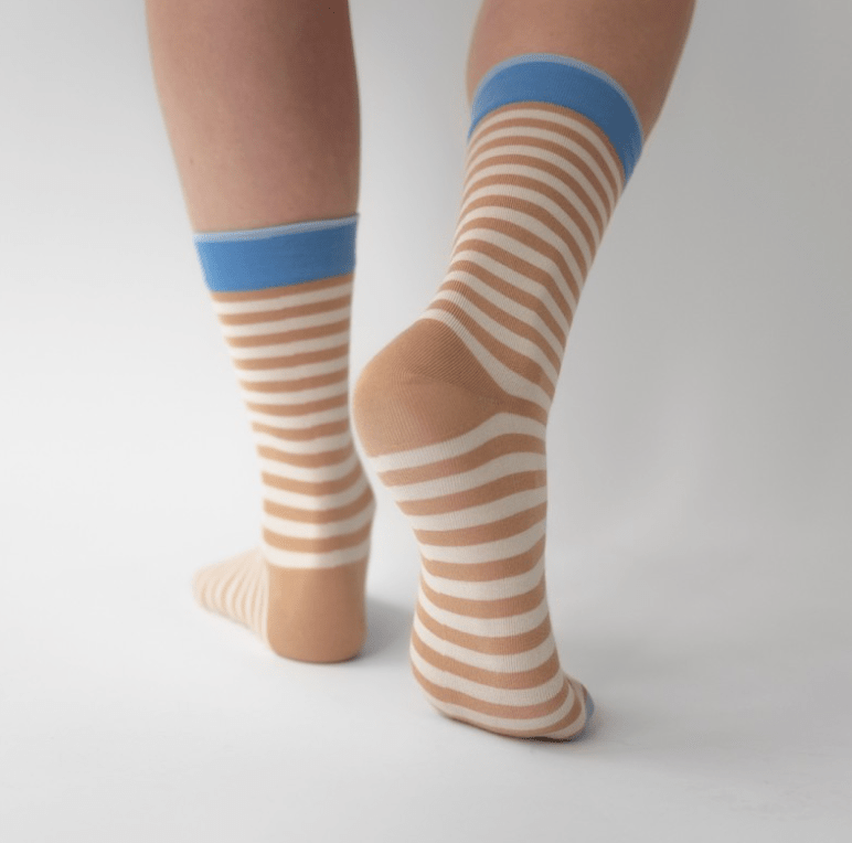 Praline Stripe Socks - Flea Boutiques