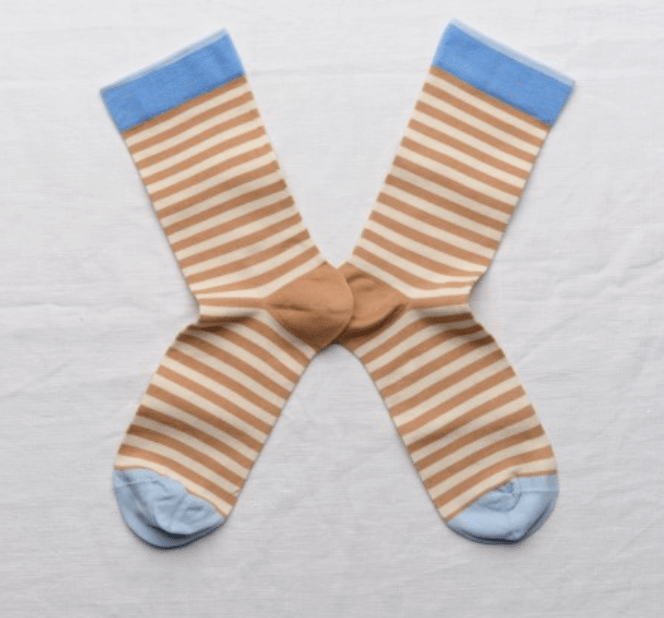 Praline Stripe Socks - Flea Boutiques