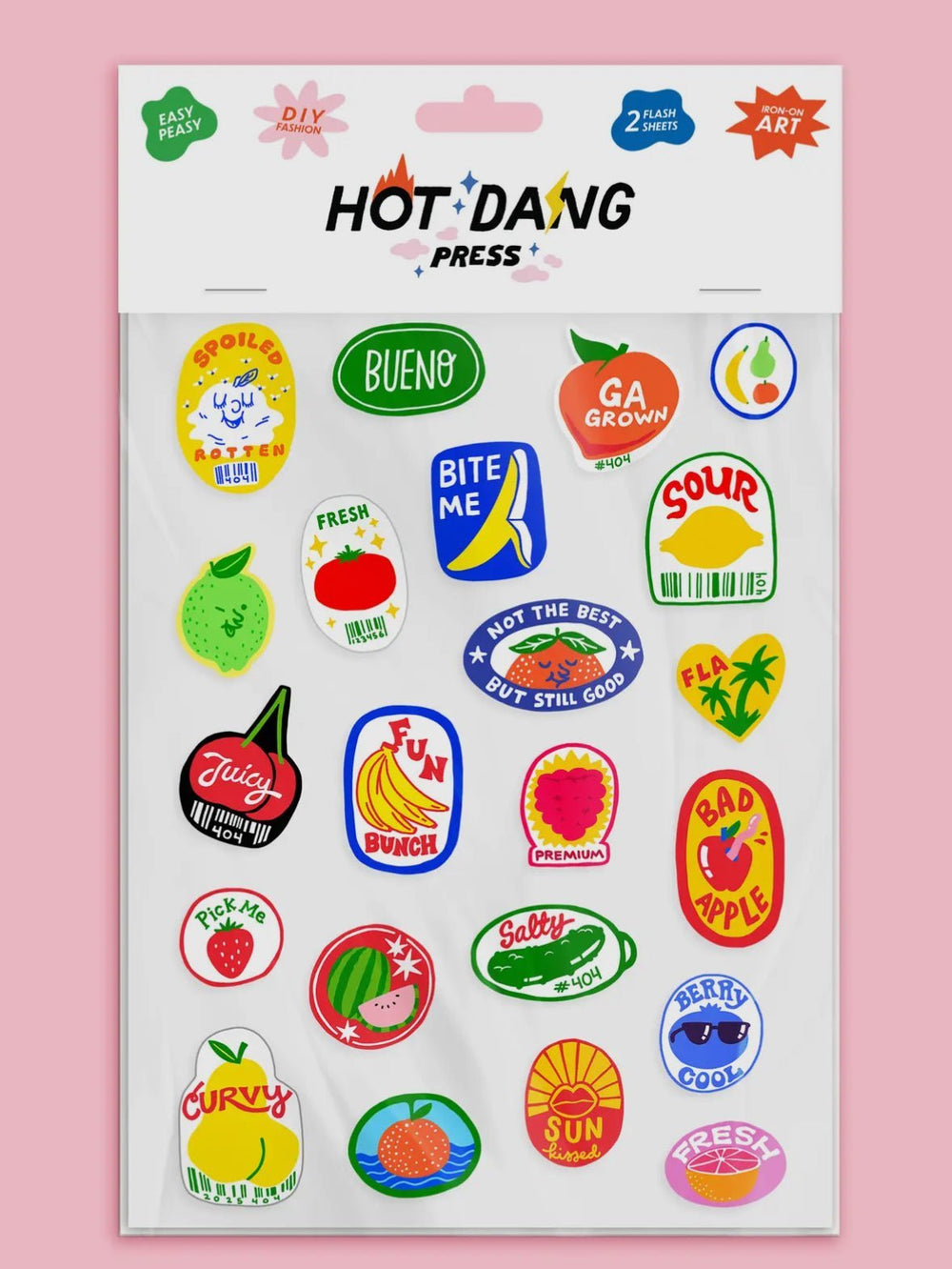 Produce Stickers Sheet Set