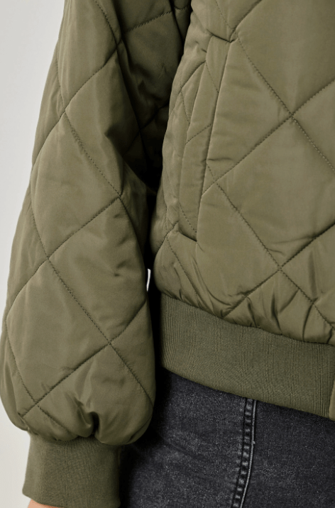 Quilited Bomber Jacket - Flea Boutiques