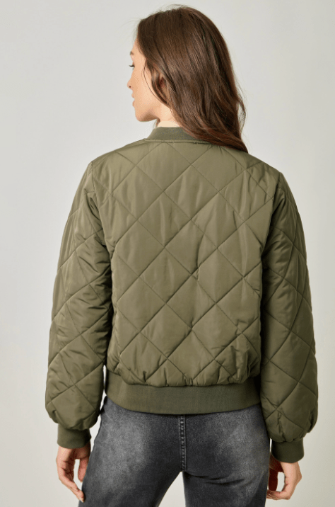 Quilited Bomber Jacket - Flea Boutiques