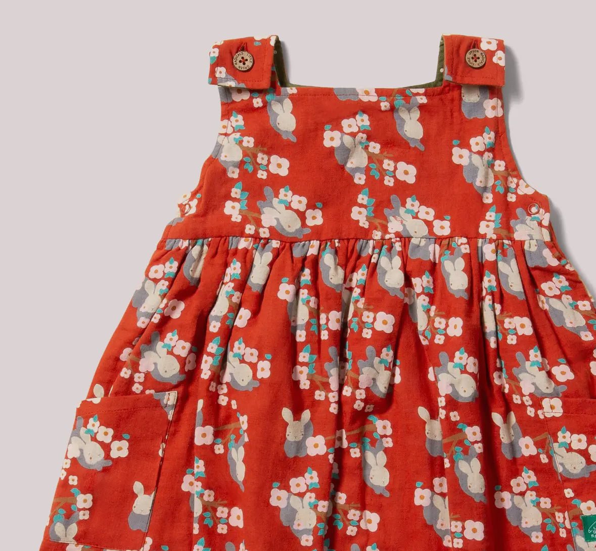 Rabbits Reversible Pinny Dress - Flea Boutiques