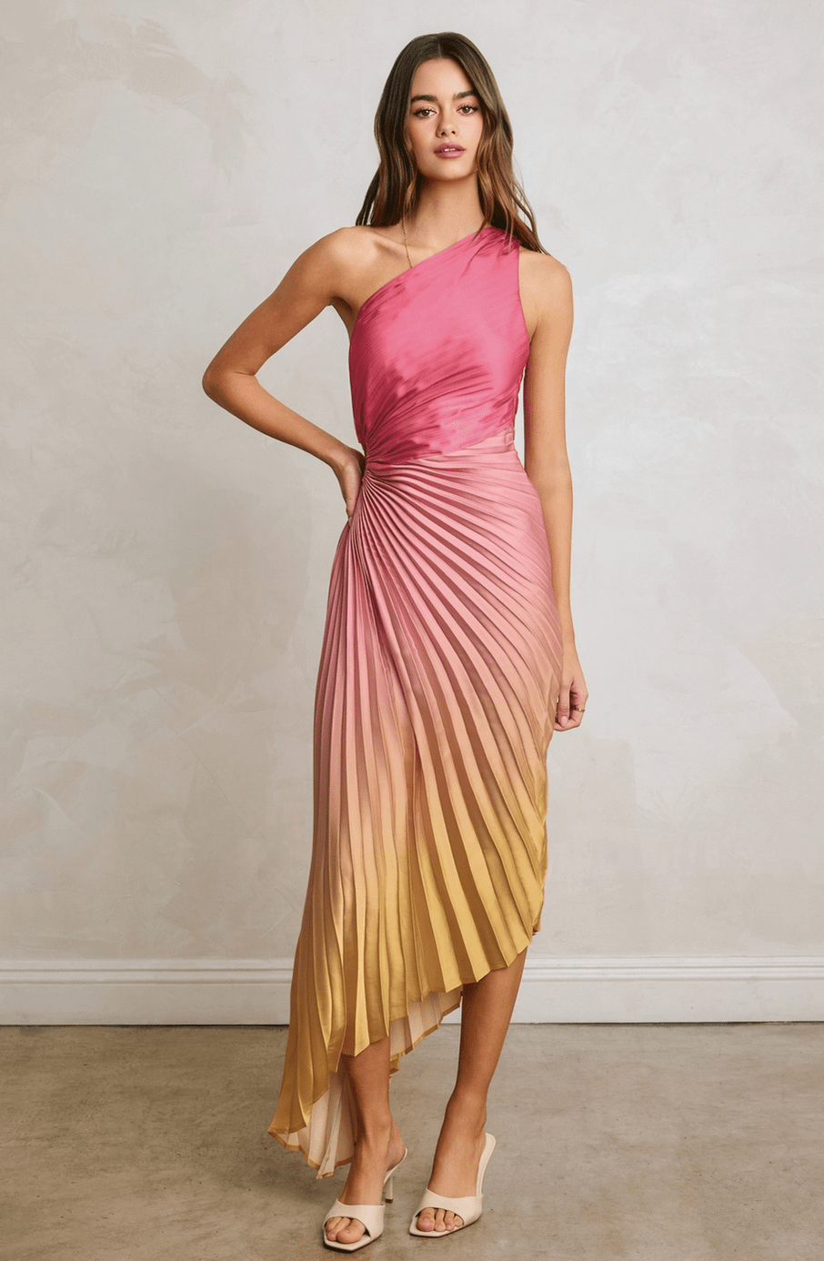 Radiant Ombre Strapless Maxi Dress - Flea Boutiques