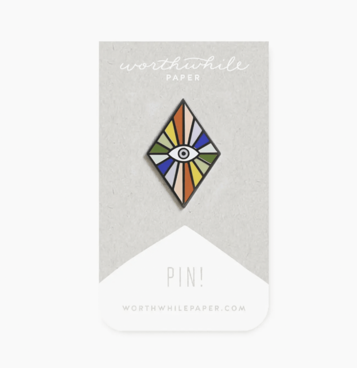 Rainbow Eye Enamel Pin - Flea Boutiques