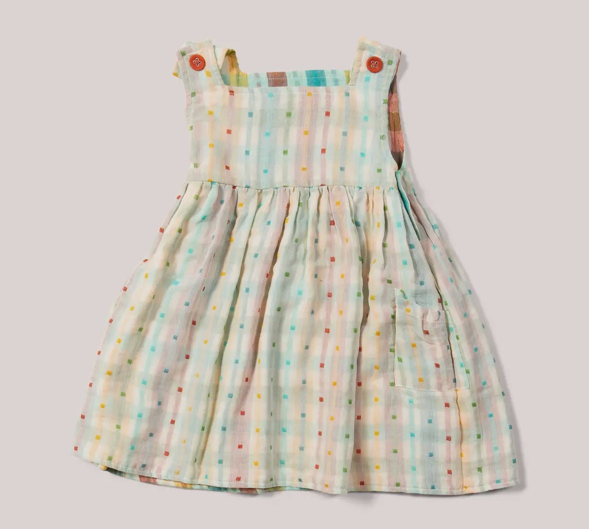 Rainbow Reversible Pinny Dress - Flea Boutiques
