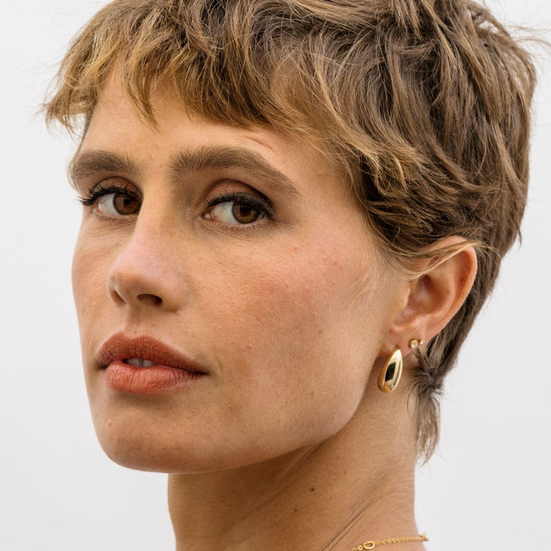 Raindrop Stud Earrings - Flea Boutiques